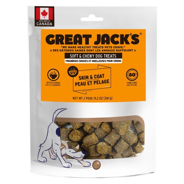 Great Jack’s - Skin & Coat Grain-Free Dog Treats 261g