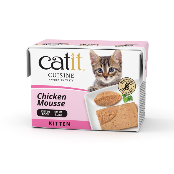 Catit Cuisine Chicken Mousse Kitten Food, 90g Tetra