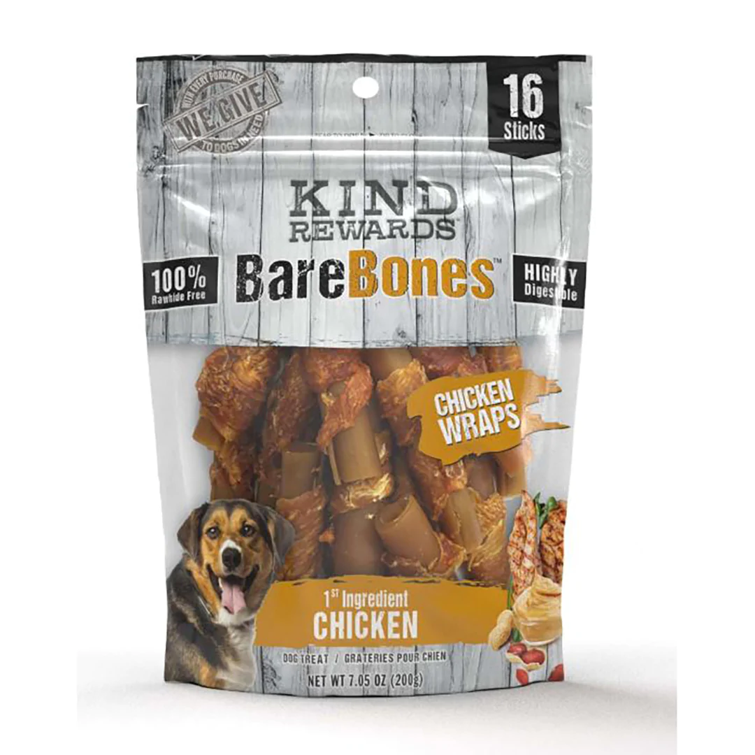 kind rewards bare bones chicken wraps